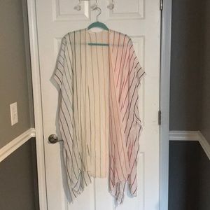 Lovestitch Rainbow Striped Kimono